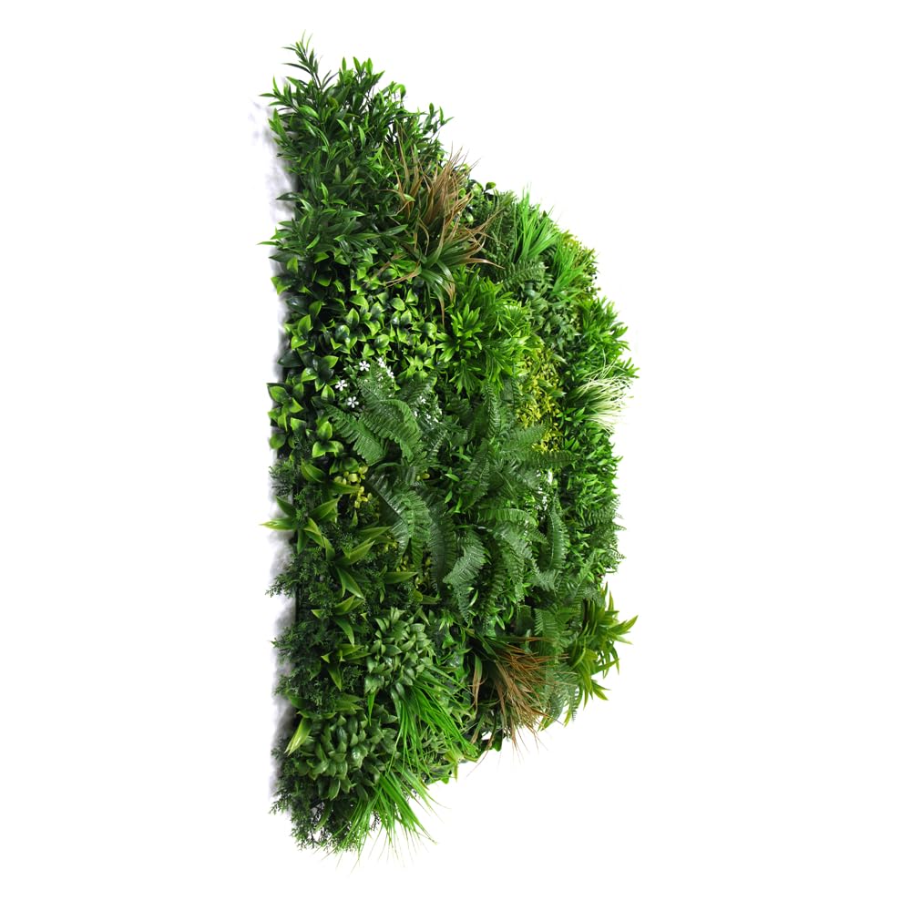 40x40 Inch Artificial Plant Wall Panels - Realistic Faux Ivy Leaves Greenery Grass Backdrop for Outdoor Privacy Fence Covering | Perfect for Patio, Garden, and Home Décor