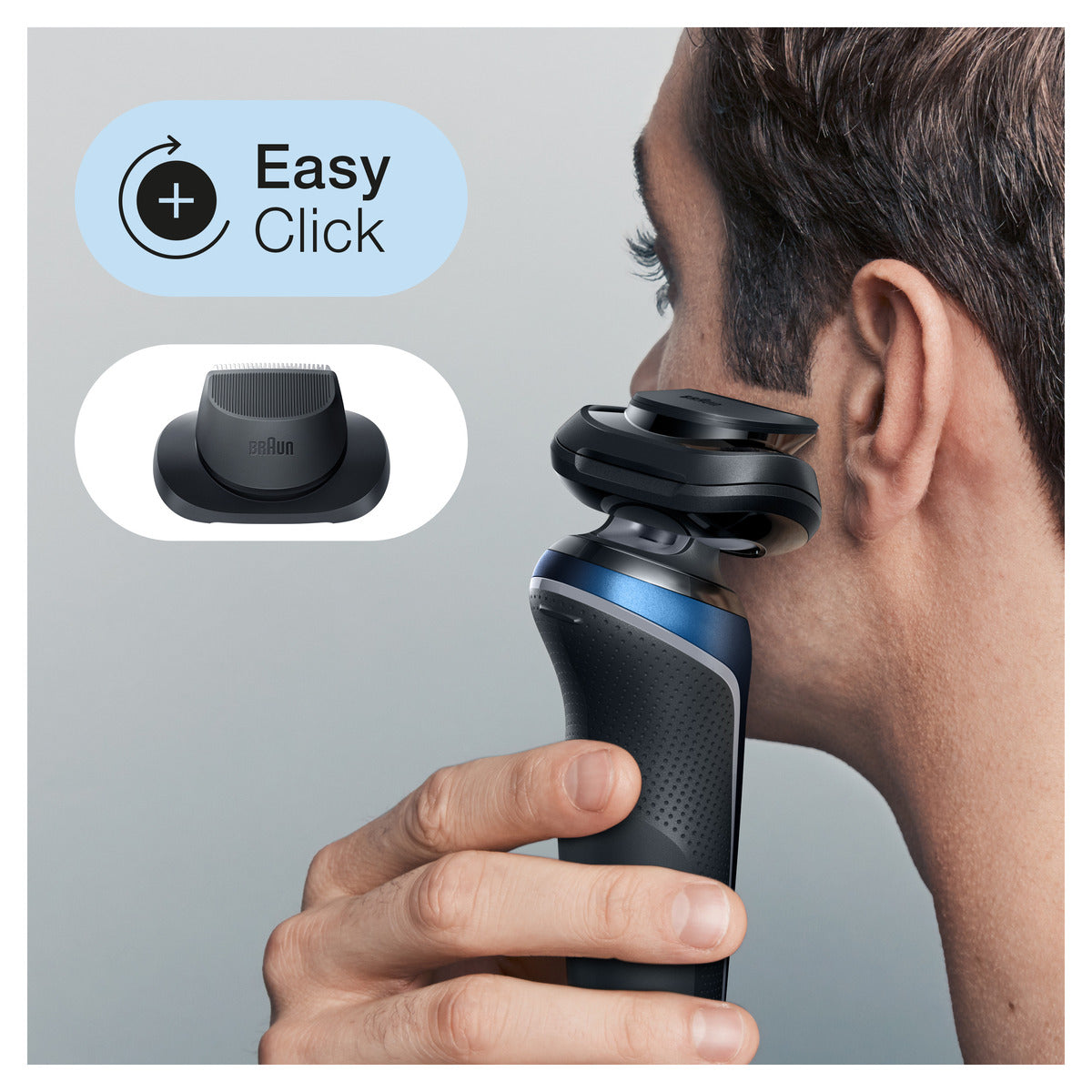 Braun Series 6 61-B1200s Wet & Dry Electric Shaver with Precision Trimmer - Perfect for Travel, Home & Office Use