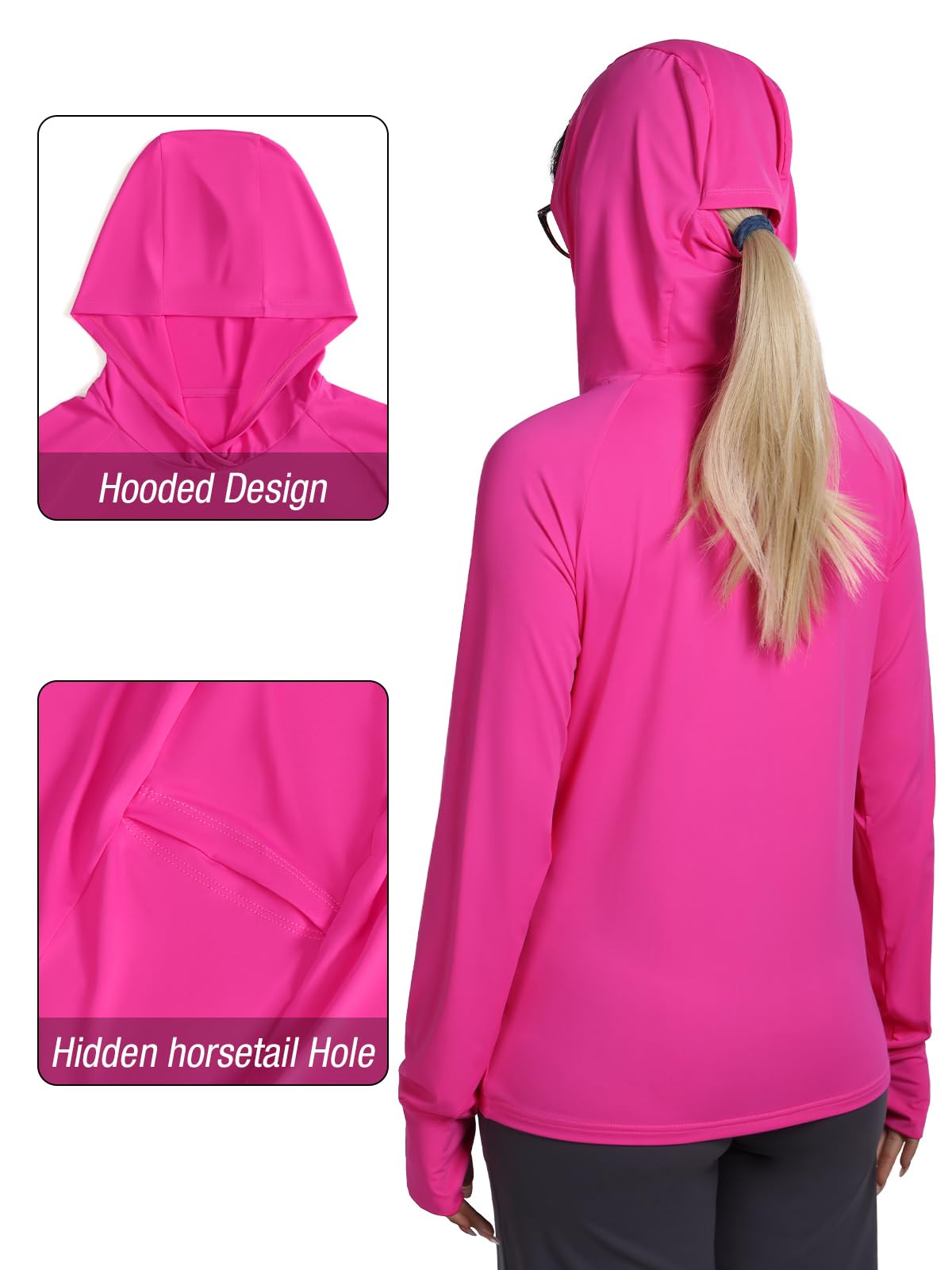 Women's UPF 50+ Rash Guard - Lightweight Quick Dry Swim Top for Surfing & Beach
