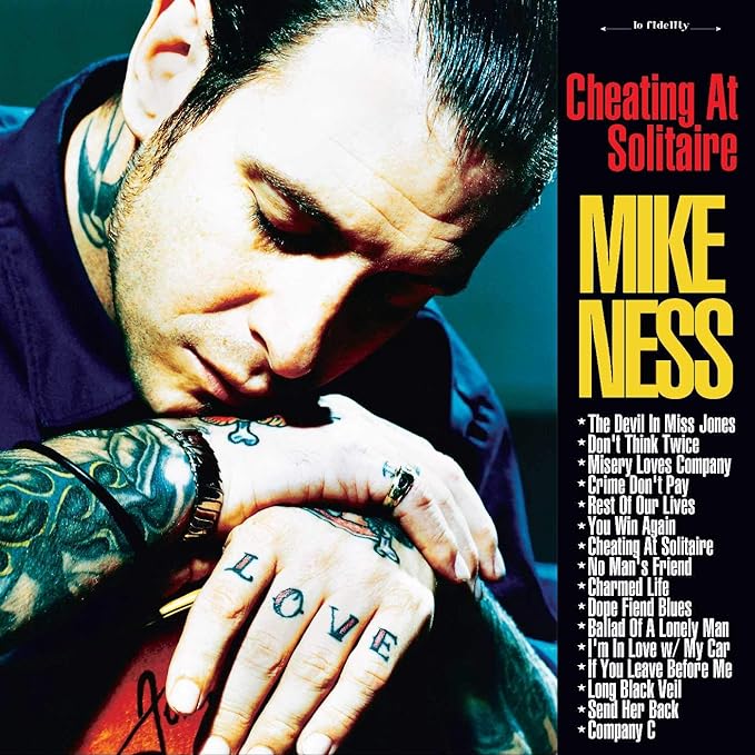 Mike Ness Cheating at Solitaire Vinyl LP Record - Punk Rock Music Album for Collectors & Home Listening