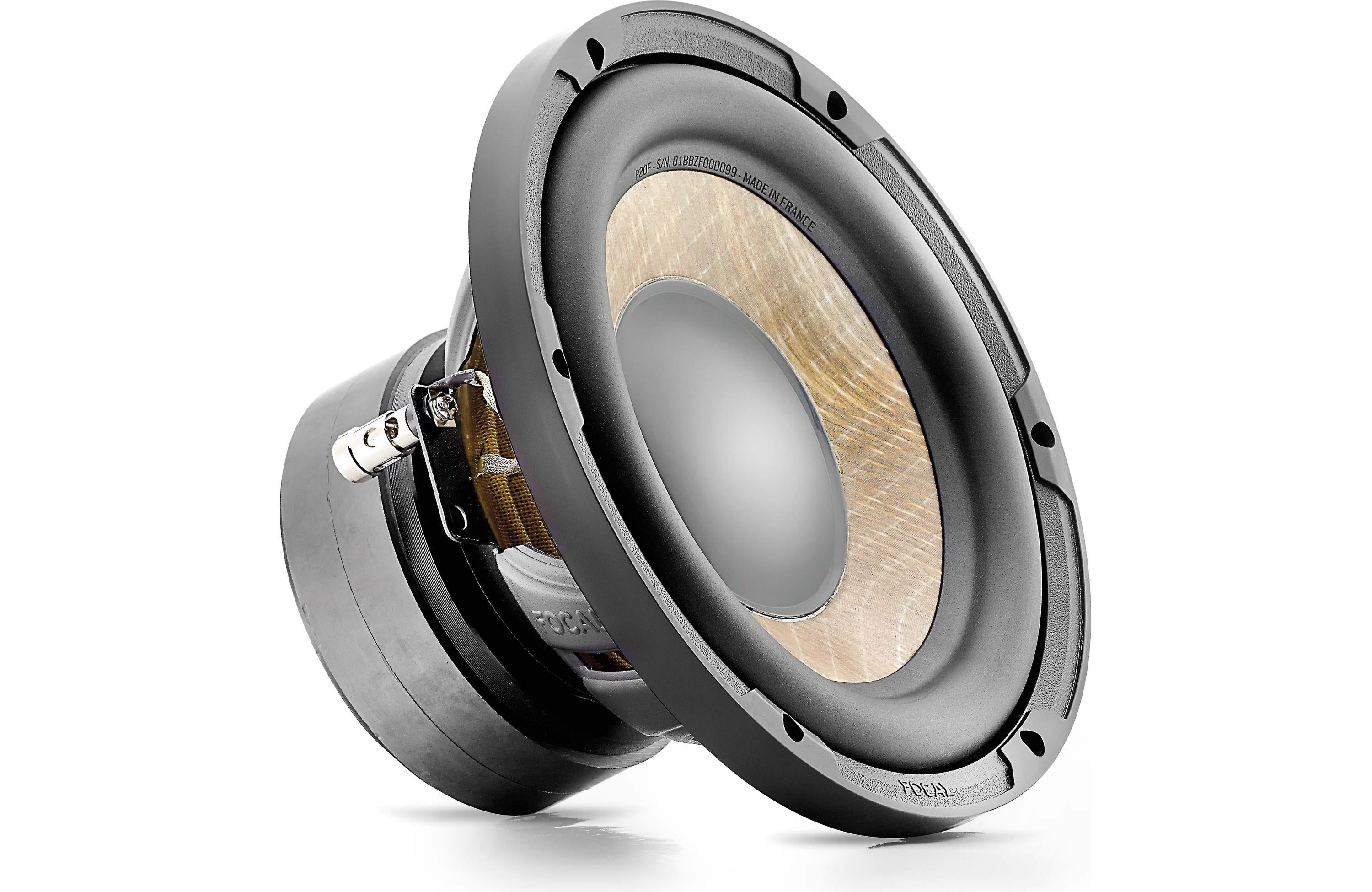 Focal SUB P 20 F Performance Expert 8 Subwoofer - High Power Car Audio Bass Speaker for Enhanced Sound System | Perfect for Car Enthusiasts & Home Theater Setups