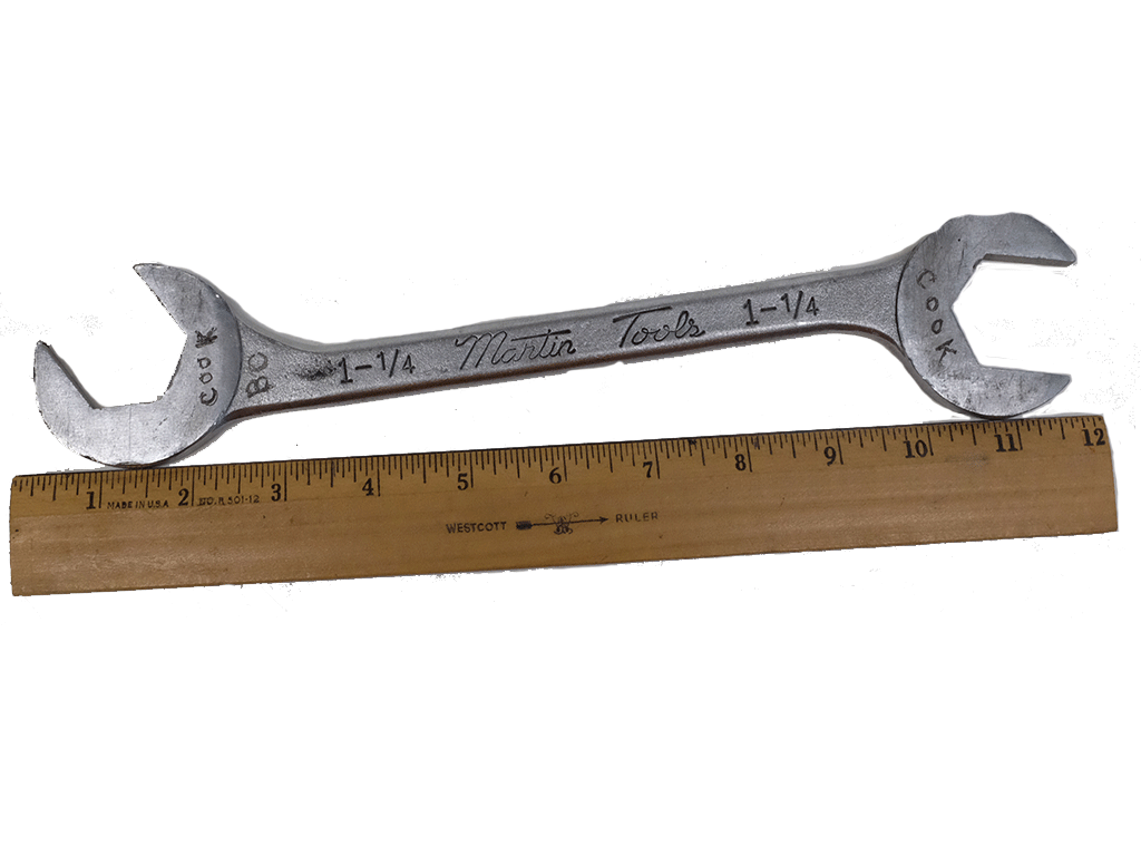 Martin Tools 8-Piece Fractional Open End Wrench Set - SAE Standard Sizes for Automotive Repair, Plumbing & DIY Projects