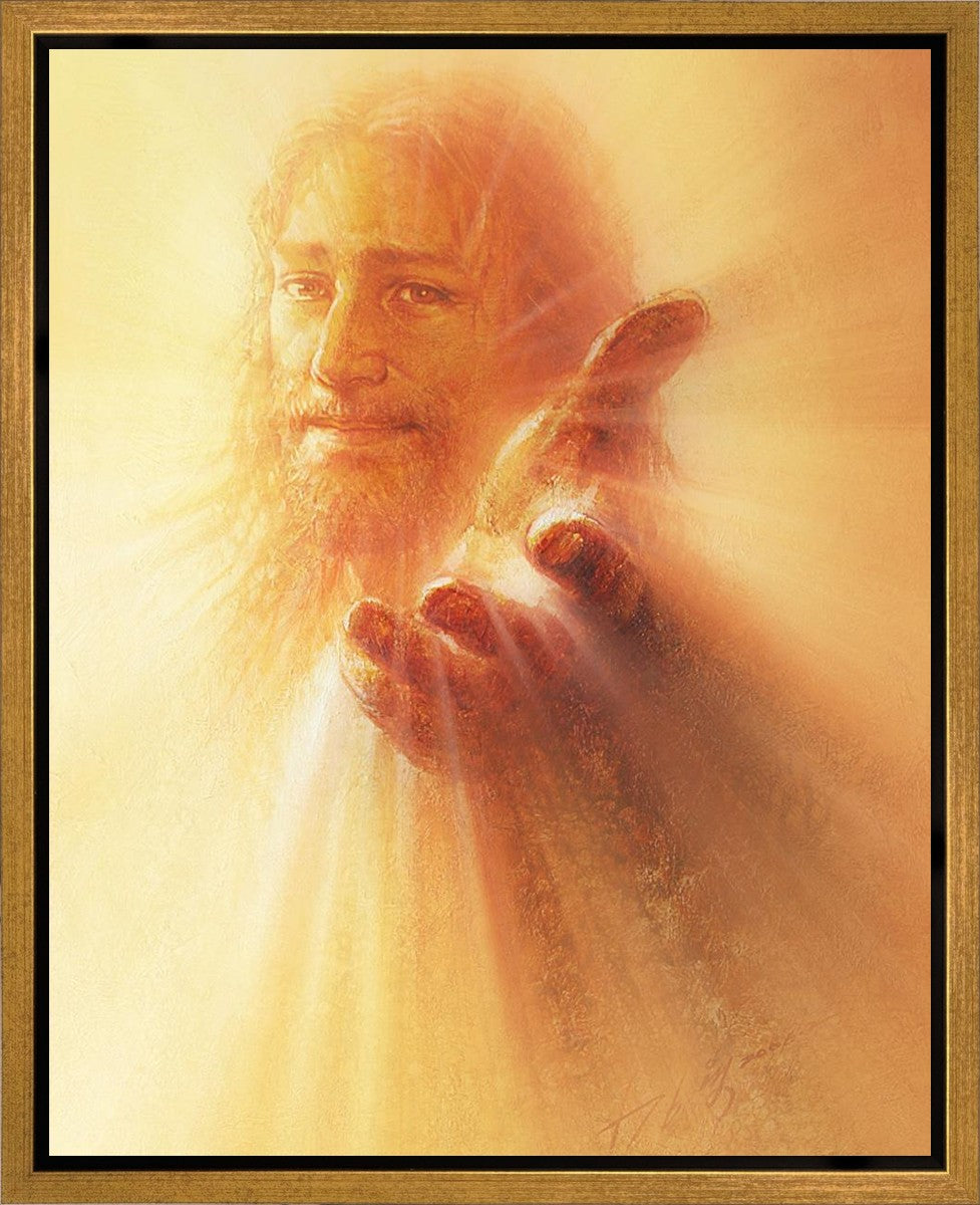 His Hand is Stretched Out Still - Inspirational Christian Wall Art Canvas Print - Perfect for Home Decor, Church, or Office Inspiration