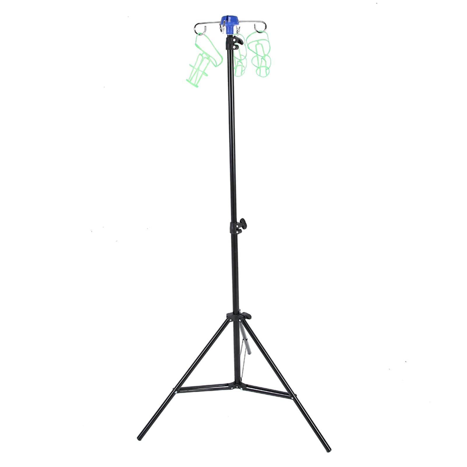 Yosoo IV Intravenous Foldable Pole Stand - Aluminum Alloy Lightweight Portable Drip Bag Holder for Nursing Homes, Clinics & Home Care | Perfect for Medical Infusion Therapy & Emergency Use