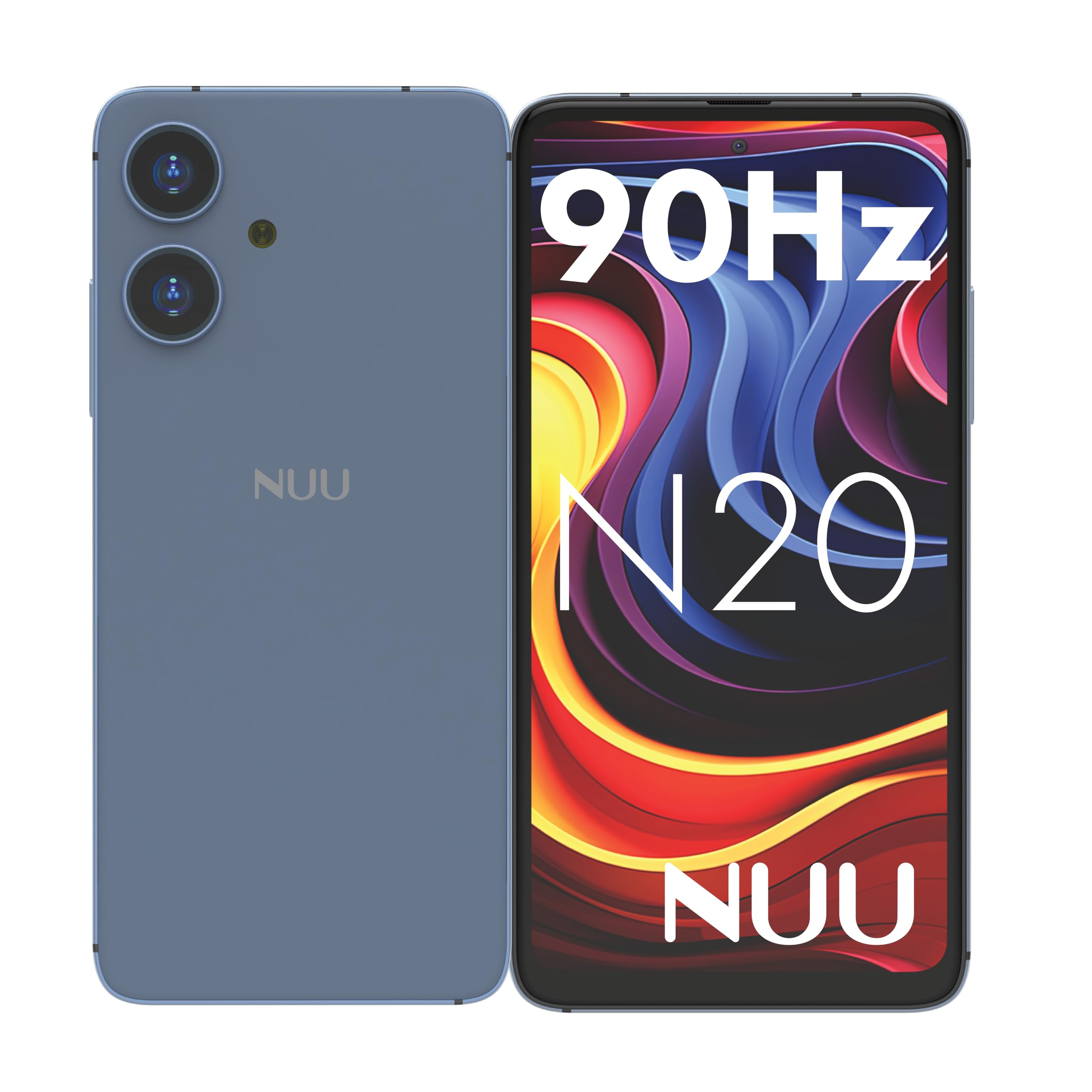 Unlocked NUU N20 6GB/128GB Dual SIM 4G Android Phone - 6.6