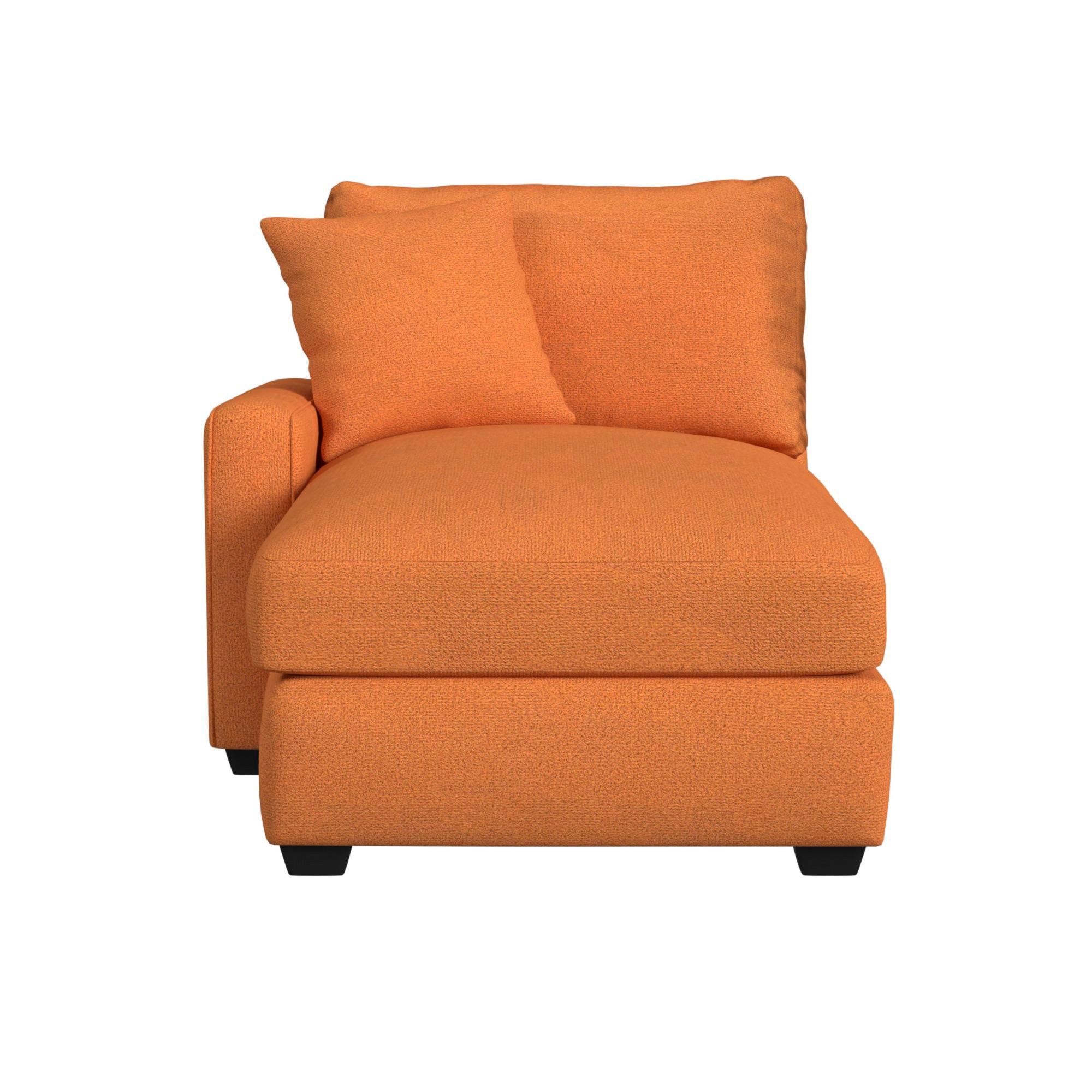 Simply Elements Left Chaise Sectional Sofa - Modern L-Shaped Couch with Reversible Chaise for Living Room, Lounge, and Family Room Comfort