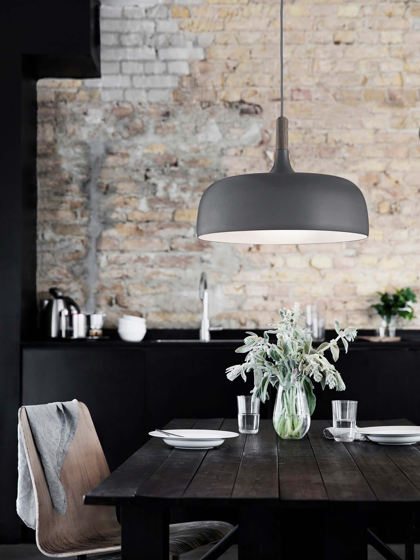 Stylish Acorn Pendant Light Fixture - Modern Hanging Ceiling Lamp for Kitchen Island, Dining Room & Bedroom Decor