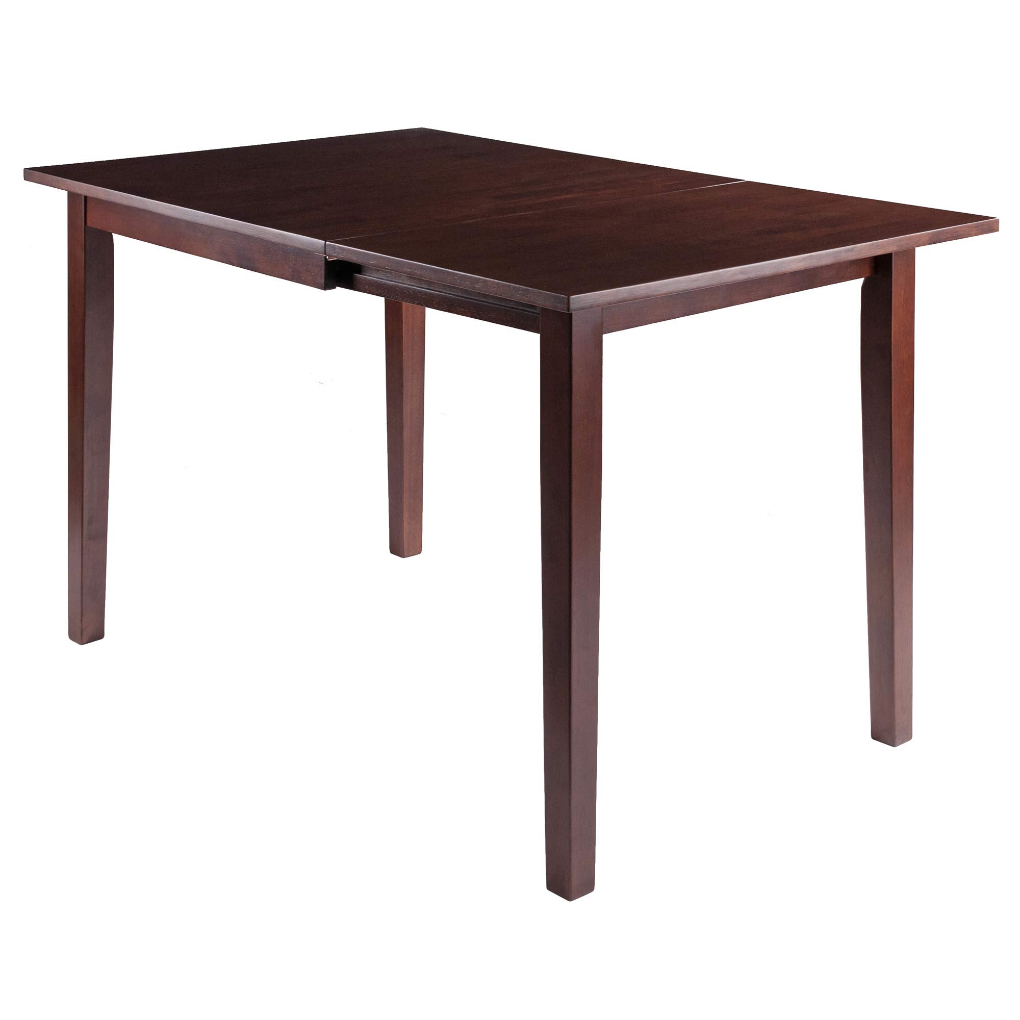 Winsome Wood Perrone 3-Piece Dining Set with Drop Leaf Table & 2 Slat Back Chairs | Space-Saving Kitchen Furniture for Small Apartments & Breakfast Nooks