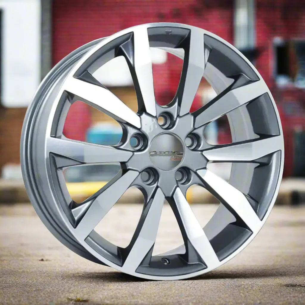 17 Inch Honda Civic Wheel Replacement - Machined Black Replica Rim 63996 42700SNXA72 | Perfect for Upgrades, Custom Builds & Restorations