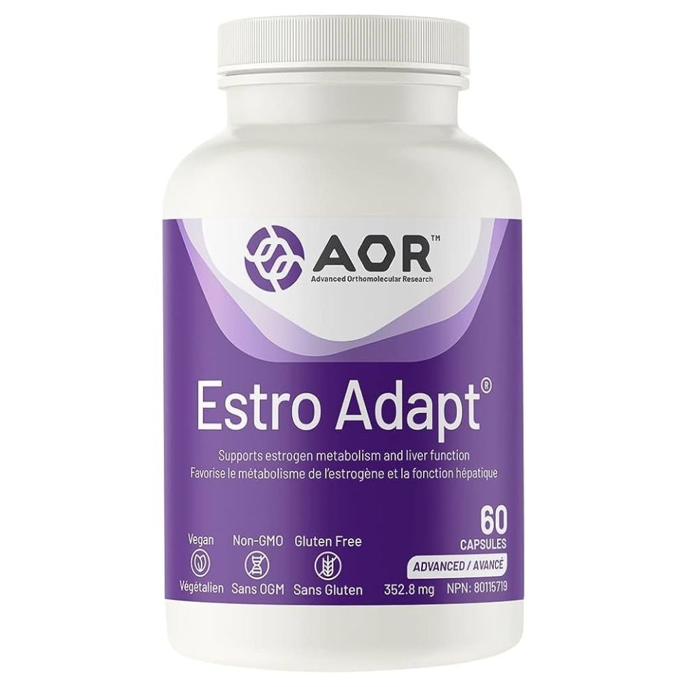 Aor Estro Adapt 60 Capsules - Hormone Balance Supplement for Women - Supports Menopause & PMS Relief - Perfect for Daily Wellness Routine