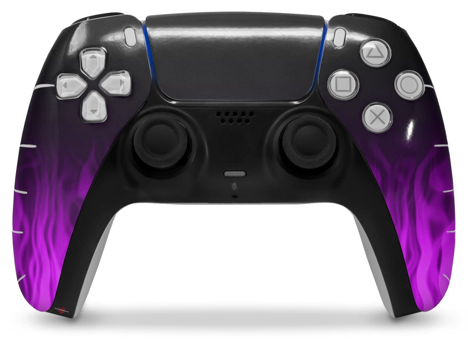 Sony PS5 DualSense Skin Wrap - Fire Purple for Gaming & Protection