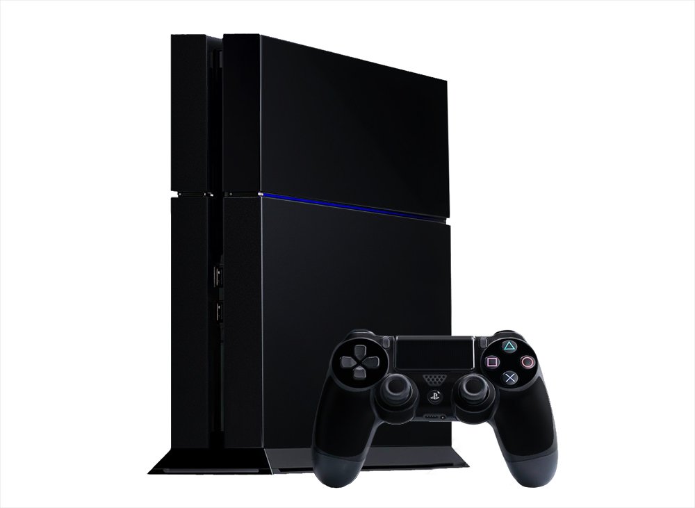 Gloss Black Vinyl Decal Skin Kit for PlayStation 4 (PS4) Console - Custom Protective Cover by System Skins - Perfect for Gaming Setups & Personalization
