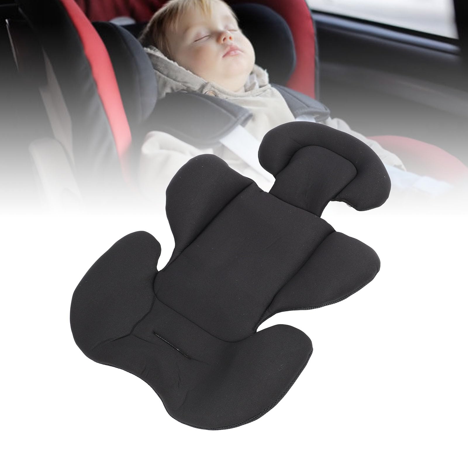 **Universal Baby Car Support Cushion & Infant Stroller Pad – Soft & Comfortable Toddler Car Seat Insert for Strollers & Car Seats (Beige) – Perfect for Travel, Shopping & Daily Outings**