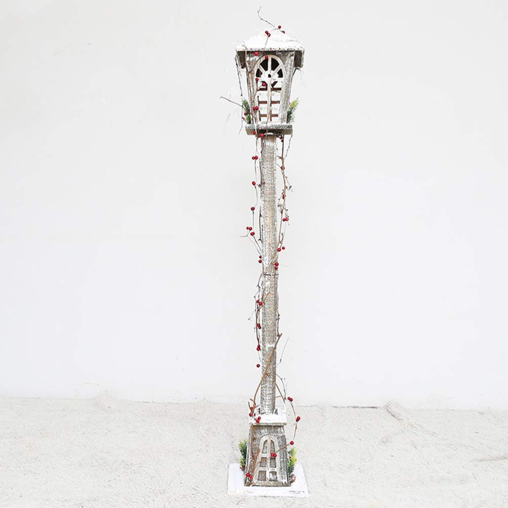 Uonlytech Nordic Style Wind Lamp - Christmas Party & Street Decoration, Xmas Lighthouse Ornament for Home, Garden, and Holiday Scenes