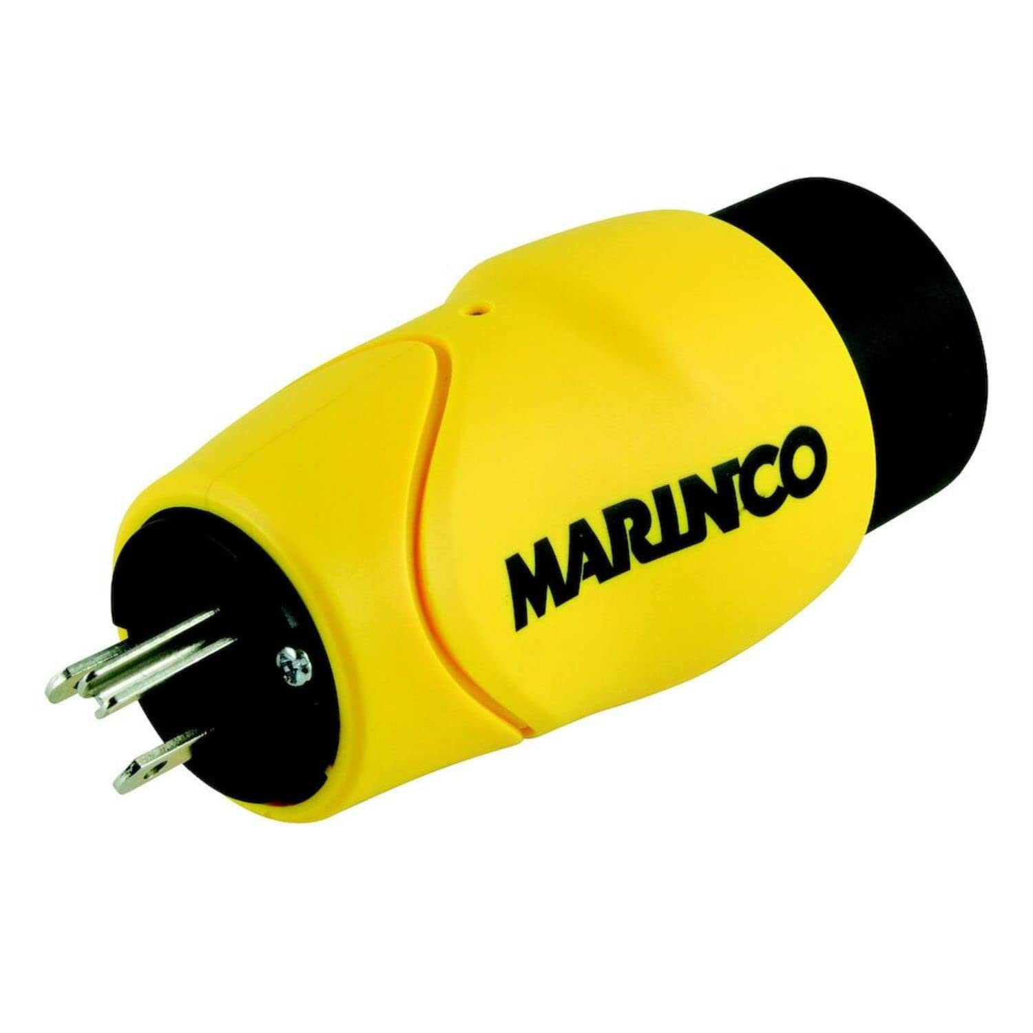 Marinco Shore Power Straight Adapters - 30A 125V Marine Electrical Connector for Boats & RVs - Waterproof & Durable Power Adapter for Dock, Marina & Camping Use