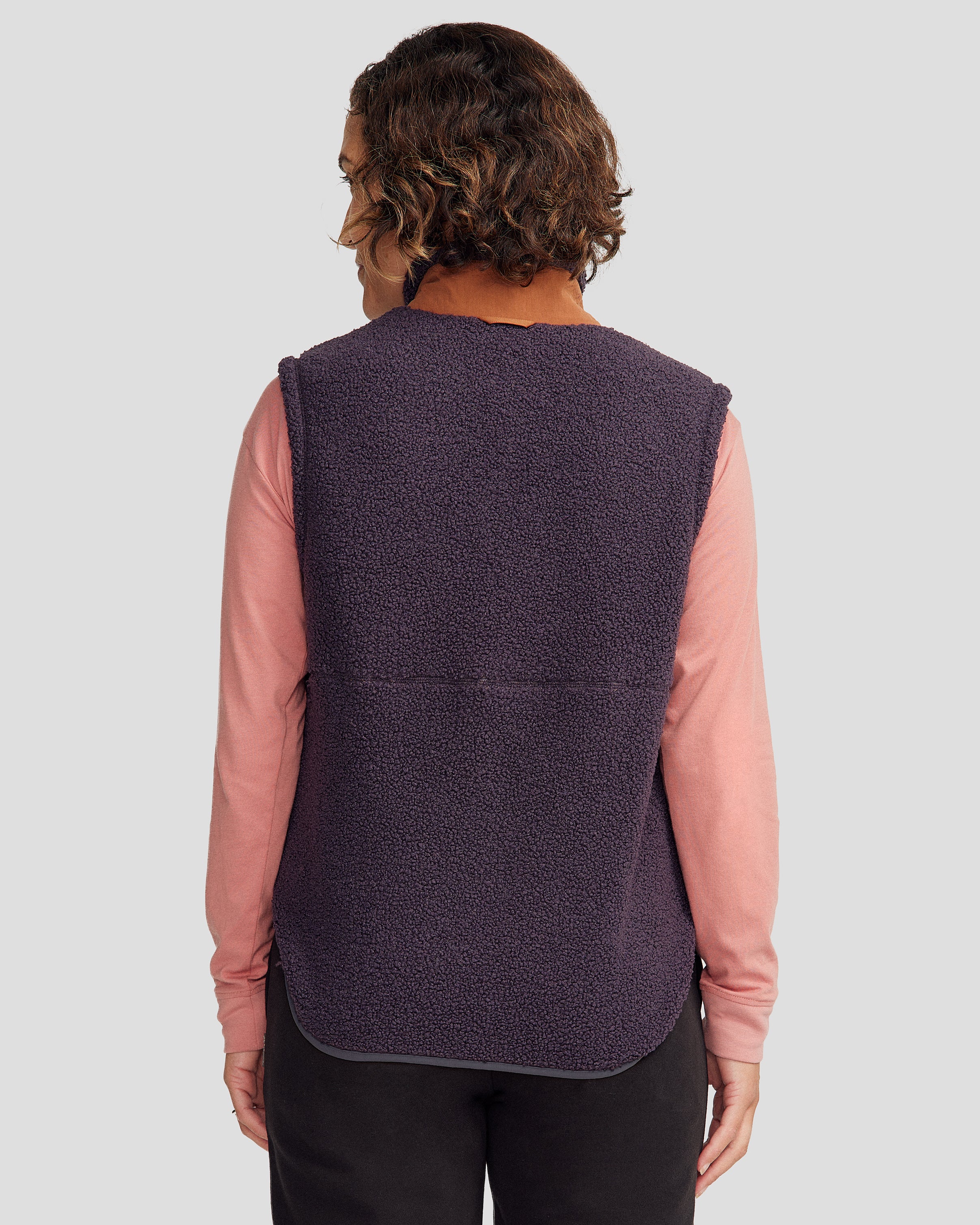 Women's Co Z High Pile Fleece Vest - Warm Winter Jacket for Outdoor Activities (Hiking, Camping, Skiing) - Orbit/Woodsy Color Options