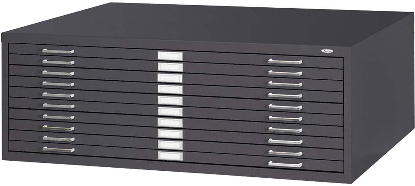 10-Drawer Flat File Cabinet for 30