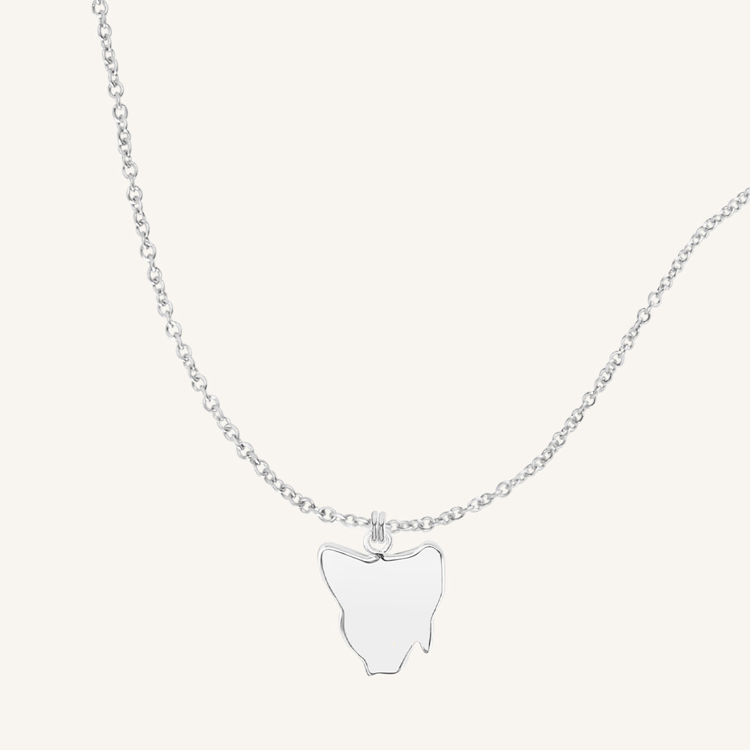 Origin Tasmania Necklace - Handcrafted Jewelry for Women, Unique Gift for Her - Perfect for Weddings, Anniversaries & Special Occasions