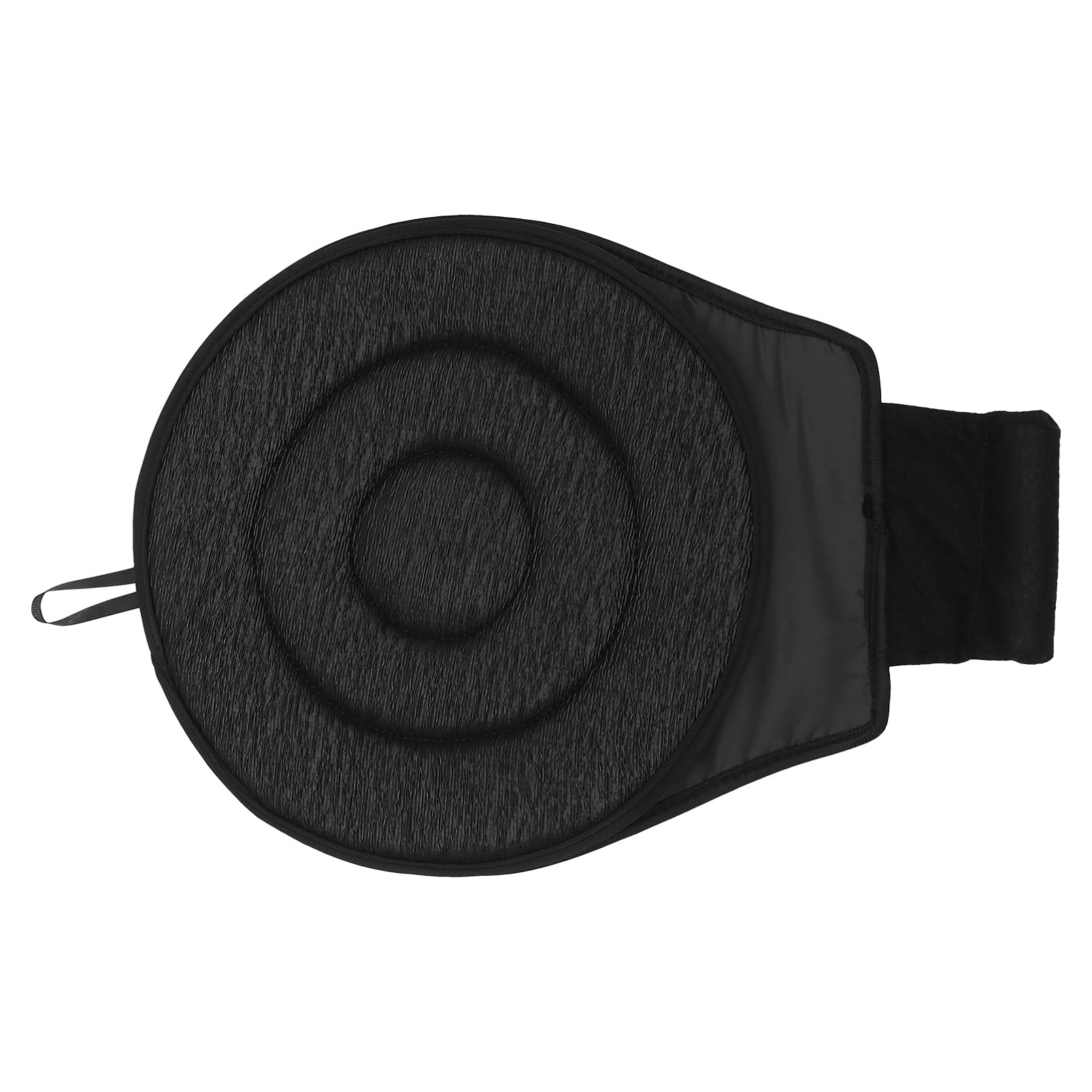 Wakauto 360° Rotating Car Seat Cushion - Ergonomic Swivel Chair Pad for Pregnant Women & Elderly - Universal Fit for Office, Home & Car Use - Black