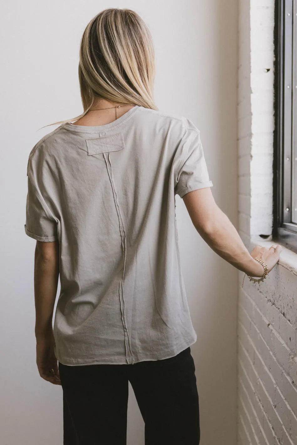 Gunner Basic Tee in Taupe - Soft Cotton Crewneck T-Shirt for Men | Casual Everyday Wear & Layering | Final Sale