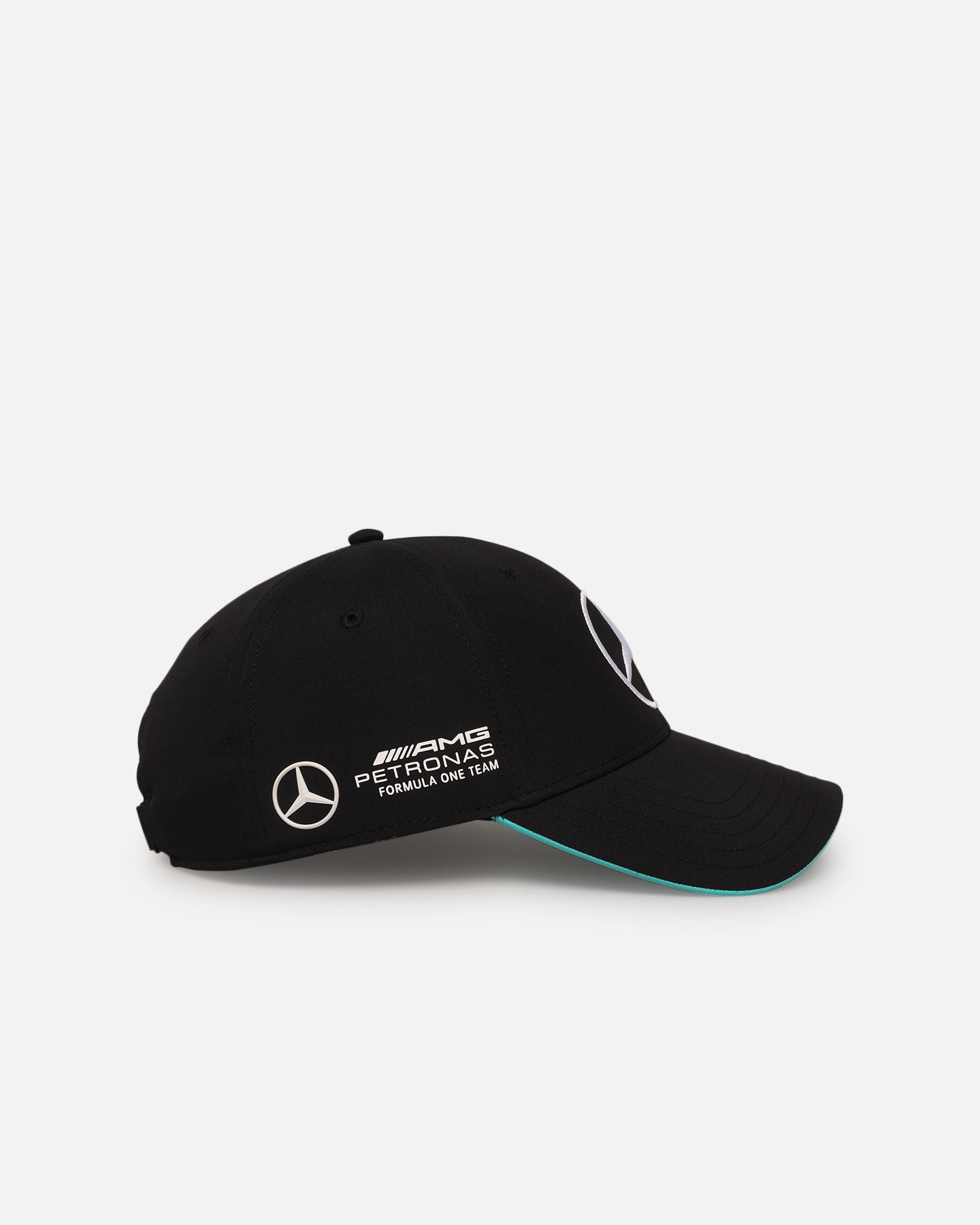 Adidas x Mercedes AMG PETRONAS Formula One 2025 F1 Driver Snapback Cap - Black & White Official Team Hat for Racing Fans & Sports Enthusiasts - Perfect for Grand Prix Events, Motorsport Shows & Casual Wear