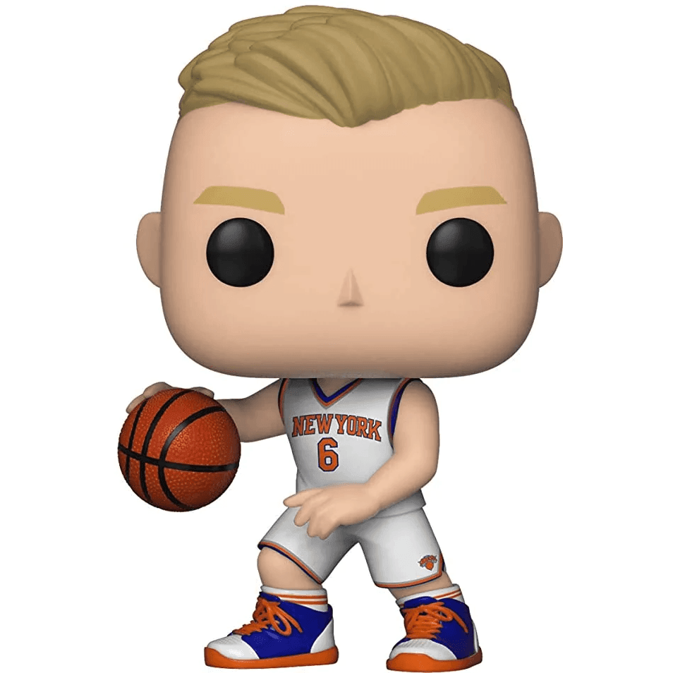 Funko Pop! Vinyl NBA Kristaps Porzingis New York Knicks #41 Action Figure - Perfect for NBA Fans, Collectors, and Home Office Decor