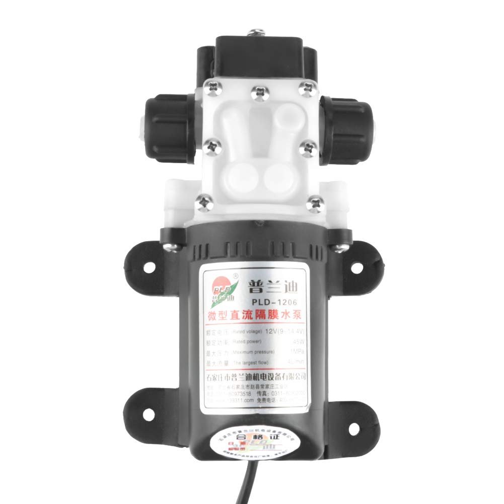 12V 45W Portable Electric Fuel Transfer Pump - Car Oil Diesel Extractor with Alligator Clips | Ideal for Automotive Maintenance, Boat Fuel Transfer & Emergency Use