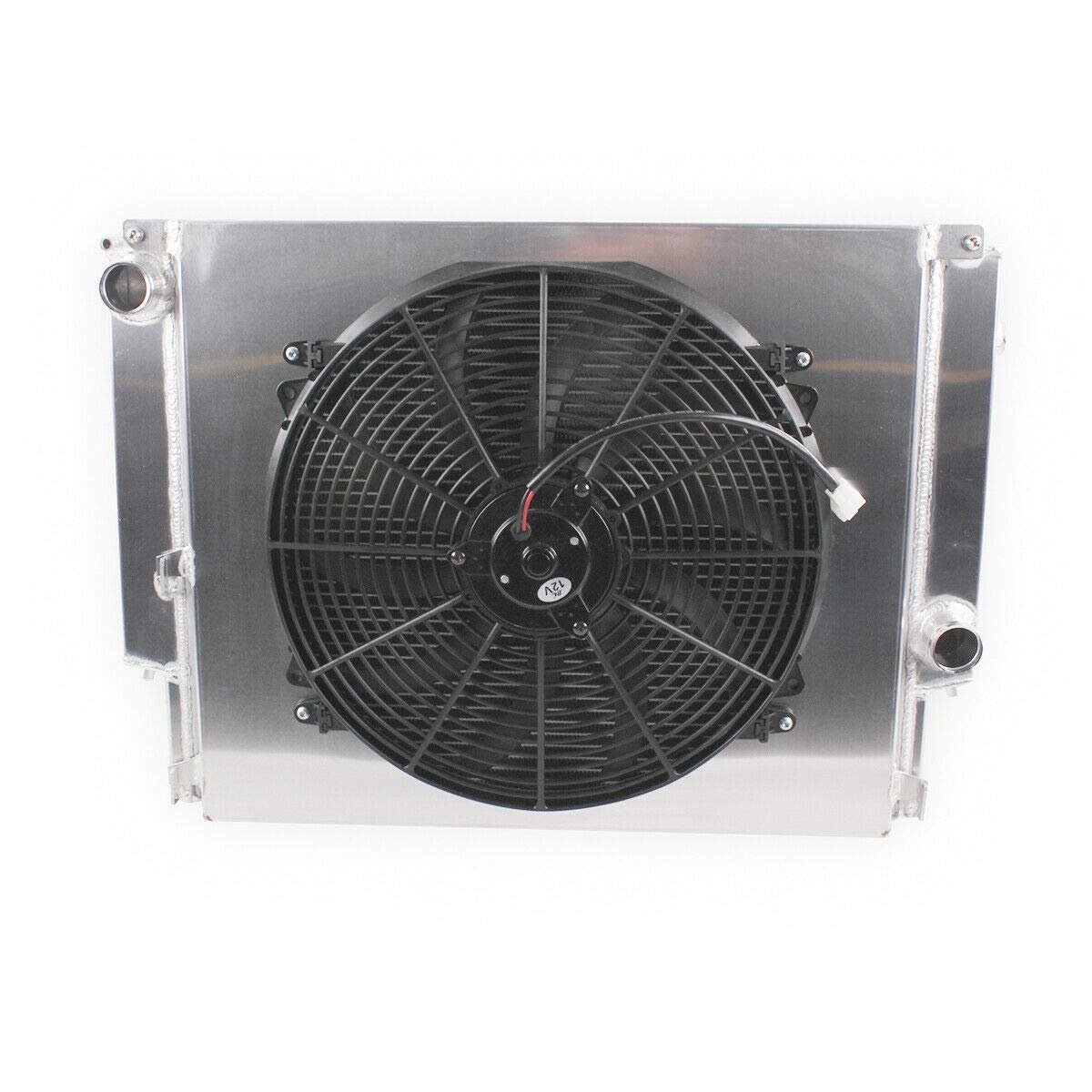 High-Performance Full Aluminum Radiator with Shroud Fan for 1992-1999 BMW E36 M3/Z3/325TD/320/323/328 - Enhanced Cooling for Racing & Daily Driving