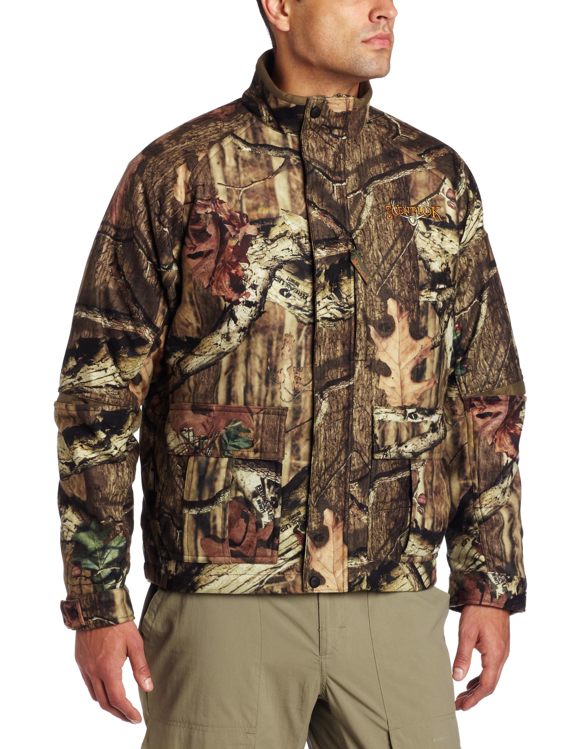 ScentLok Men's Full Season Convertible Zip-Out Jacket with Removable Liner - Waterproof Hunting Jacket for All Weather Outdoor Activities