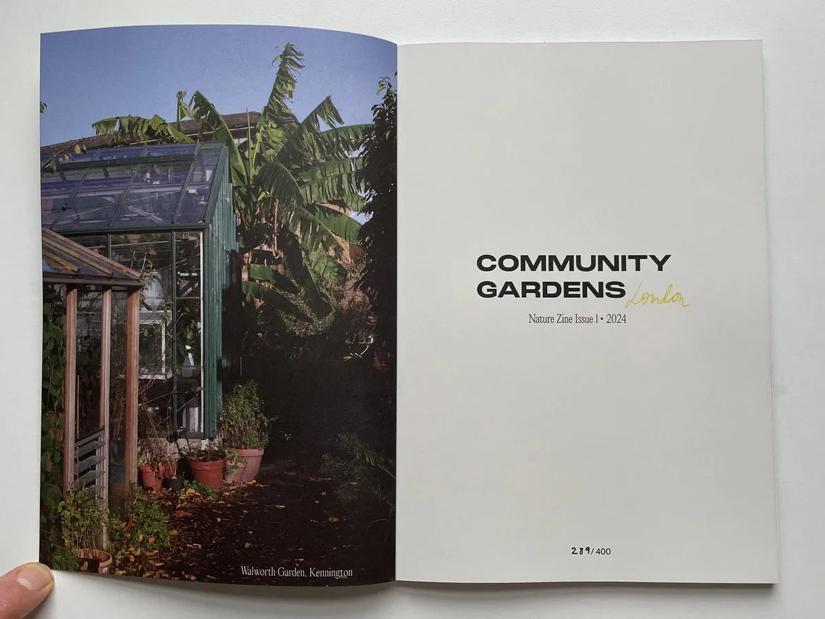 Nature Zine Issue 1: Community Gardens in London - Eco-Friendly Magazine for Urban Gardeners & Sustainability Enthusiasts | Perfect for Home, Office & Outdoor Reading