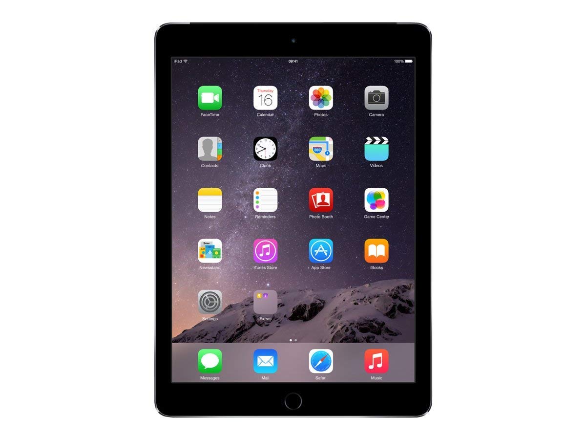Refurbished Apple iPad Air 2 16GB - Space Gray | Lightweight Tablet for Work, School & Entertainment | Fast Performance, Retina Display