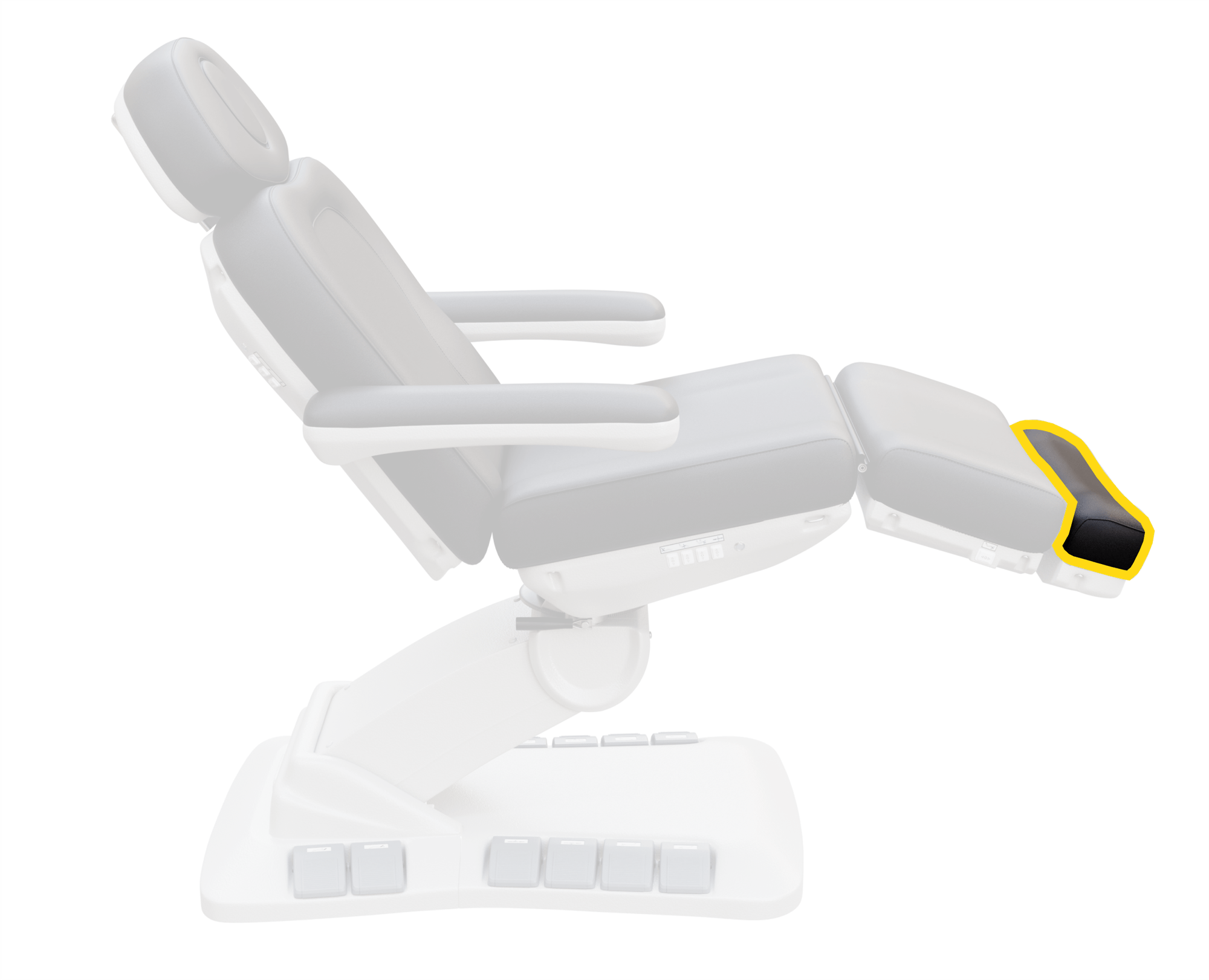 2246EB Treatment Chair with Adjustable Leg Rest - Cushioned & Extendable for Ultimate Comfort - Perfect for Medical Clinics, Spas & Home Therapy