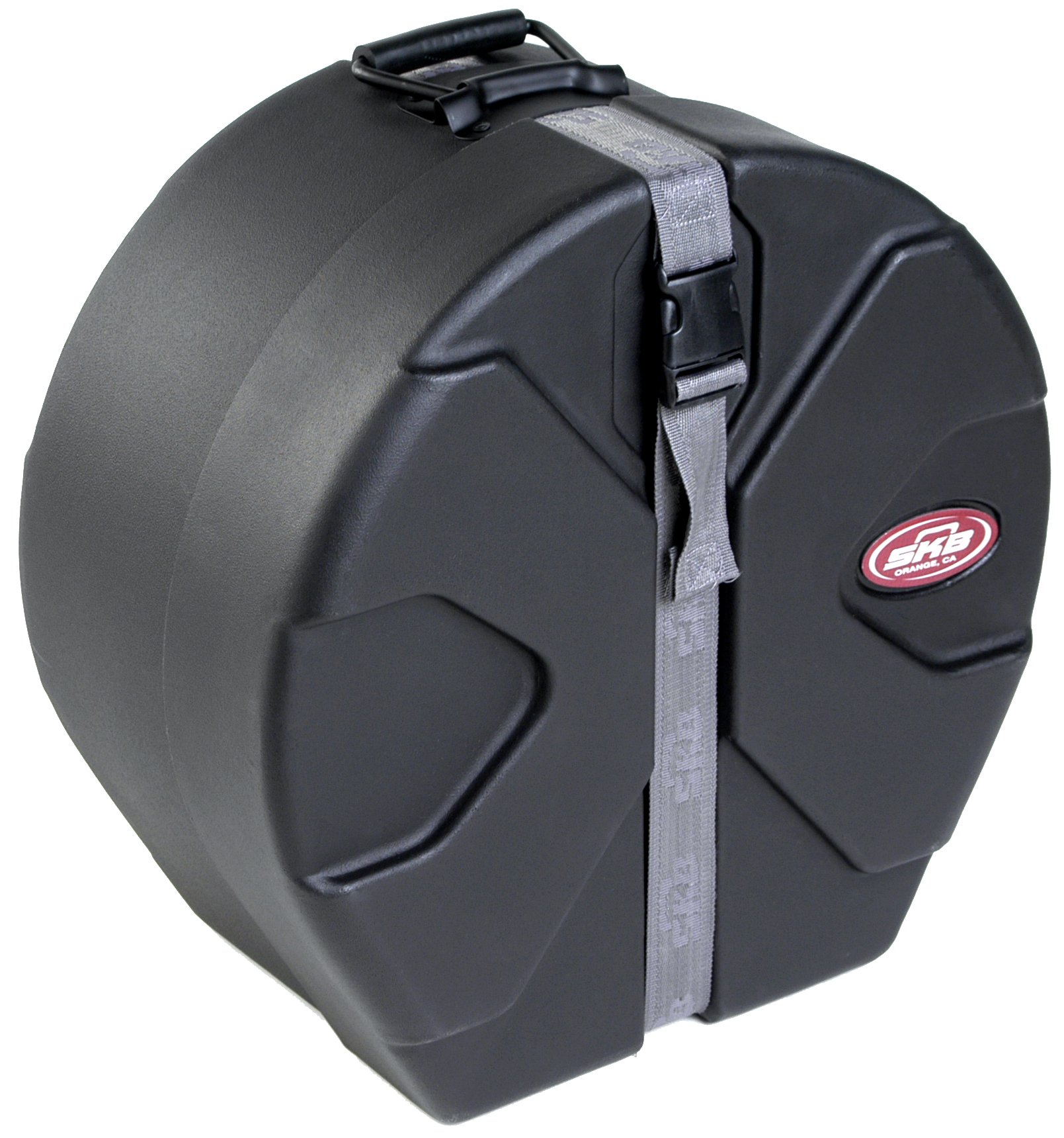 SKB Roto Molded Single Drum Case - Heavy Duty 6.5x14 Inch Waterproof Drum Storage | Perfect for Gigging Musicians, Studio Recording & Travel Protection