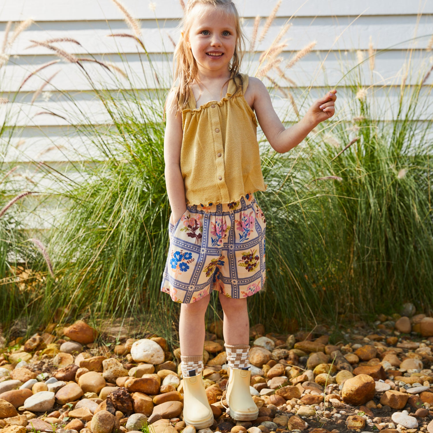 Charita Kids Shorts - Comfortable Cotton Boys & Girls Summer Shorts for Play, School & Outdoor Activities | Soft & Breathable Toddler Shorts for Active Kids