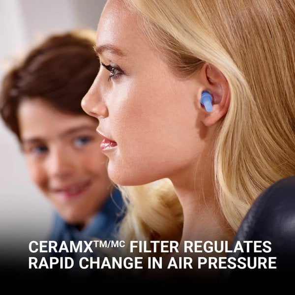Go Travel Earplanes - Pressure Regulating Ear Plugs for Airplane Travel, Flying Comfort & Noise Reduction - Perfect for Long Flights, Kids & Sensitive Ears