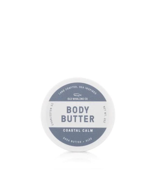 Old Whaling Coastal Calm Mini Body Butter - Hydrating & Nourishing Moisturizer for Dry Skin | Perfect for Travel, Gifts & Daily Skincare Routine
