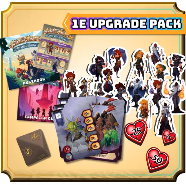 Adventure Tactics: Domiannes Tower Expansion Pack - Strategic Board Game Upgrade for Enhanced Gameplay - Perfect for Game Nights & RPG Enthusiasts