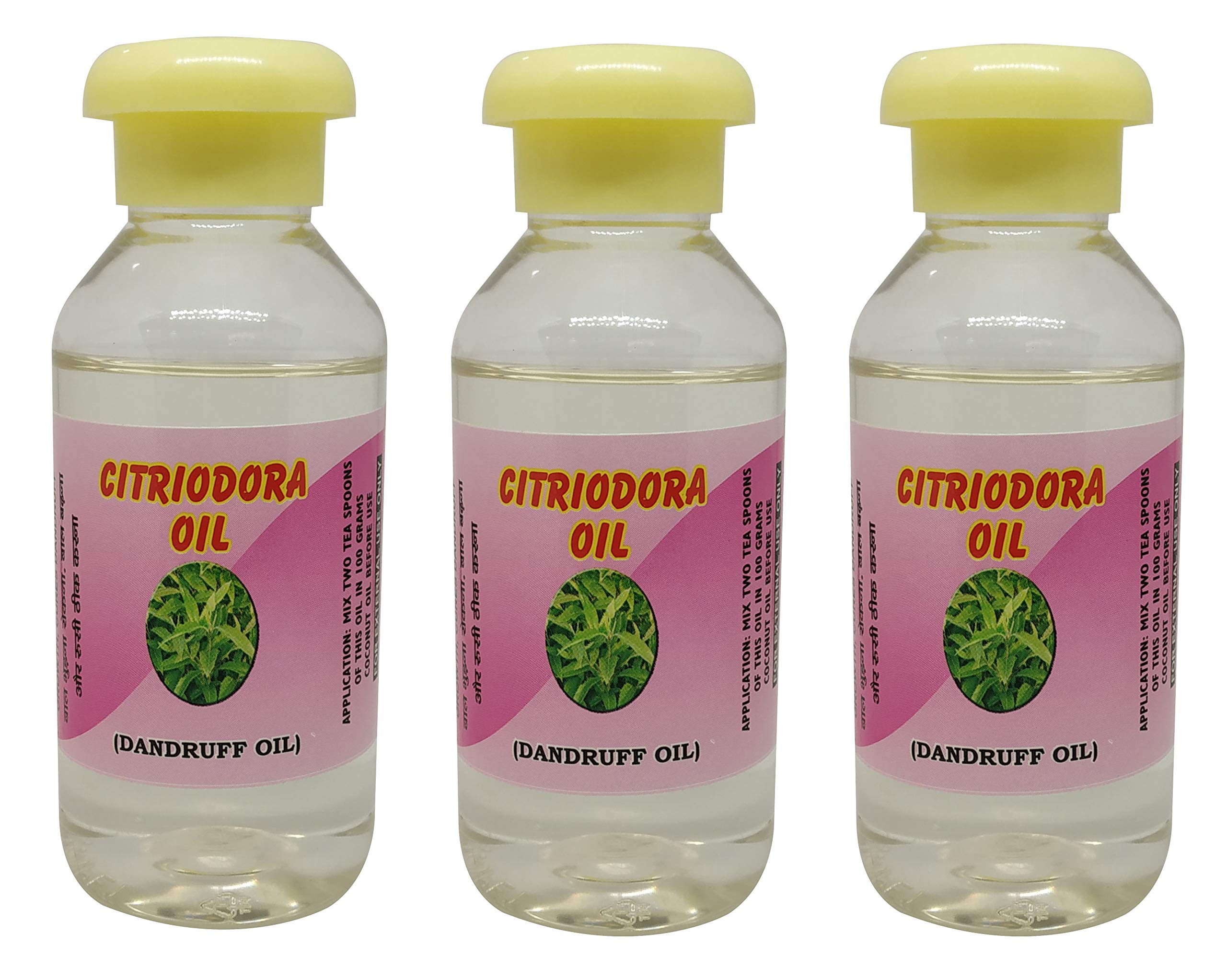 100% Pure Citriodora Essential Oil - 30ml (Pack of 3) | Natural Hair Growth Treatment for Hair Loss & Dandruff | Aromatherapy, Scalp Care & DIY Beauty Products