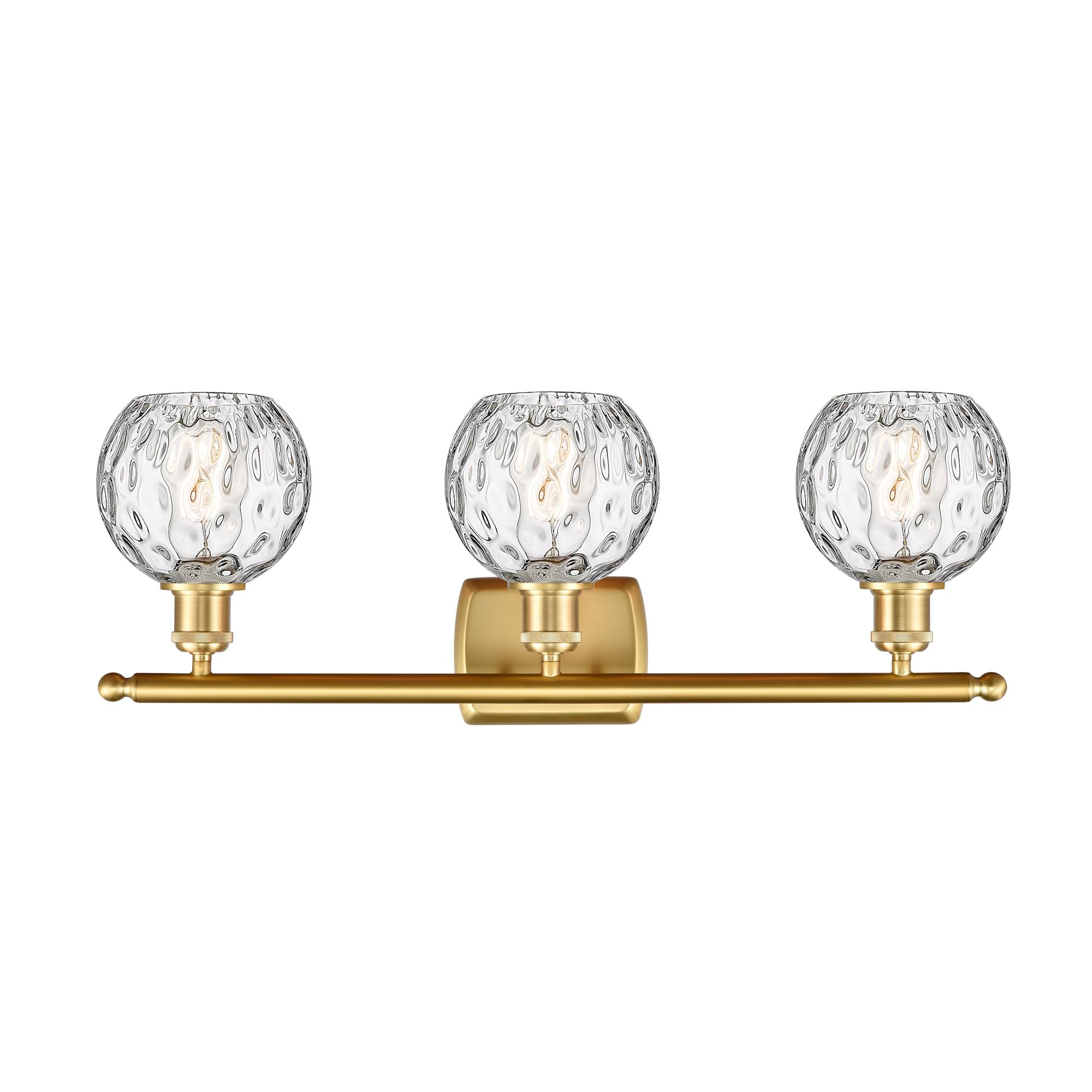Innovations Lighting Athens 3-Light Bathroom Vanity Fixture - Industrial Style Water Glass Design - 11