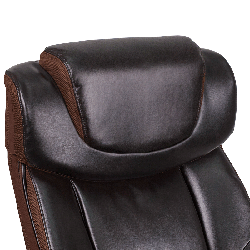 HERCULES Series Big & Tall 500 lb. Capacity Black LeatherSoft Executive Swivel Ergonomic Office Chair with Adjustable Headrest - Perfect for Home Office, Gaming, and Heavy-Duty Workspaces