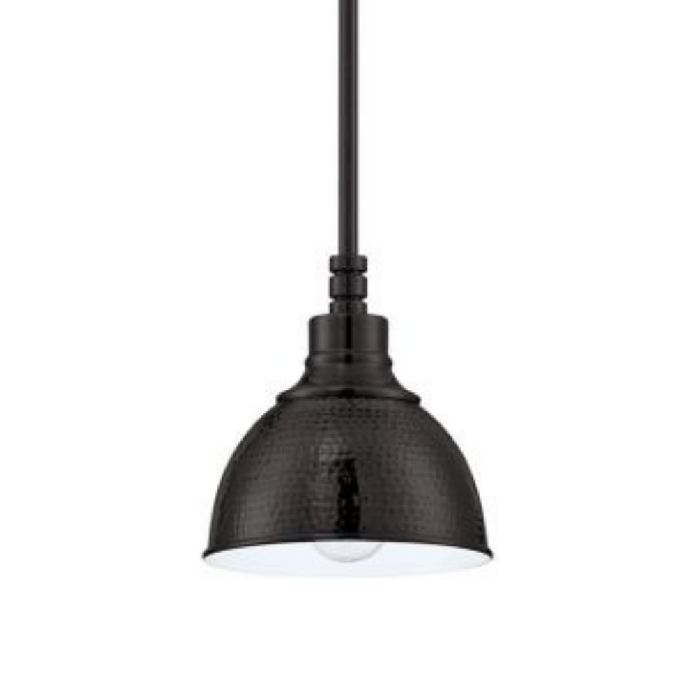Gafford Industrial Pendant Light - Vintage Metal Ceiling Fixture with Edison Bulb for Farmhouse, Loft & Restaurant Lighting Decor