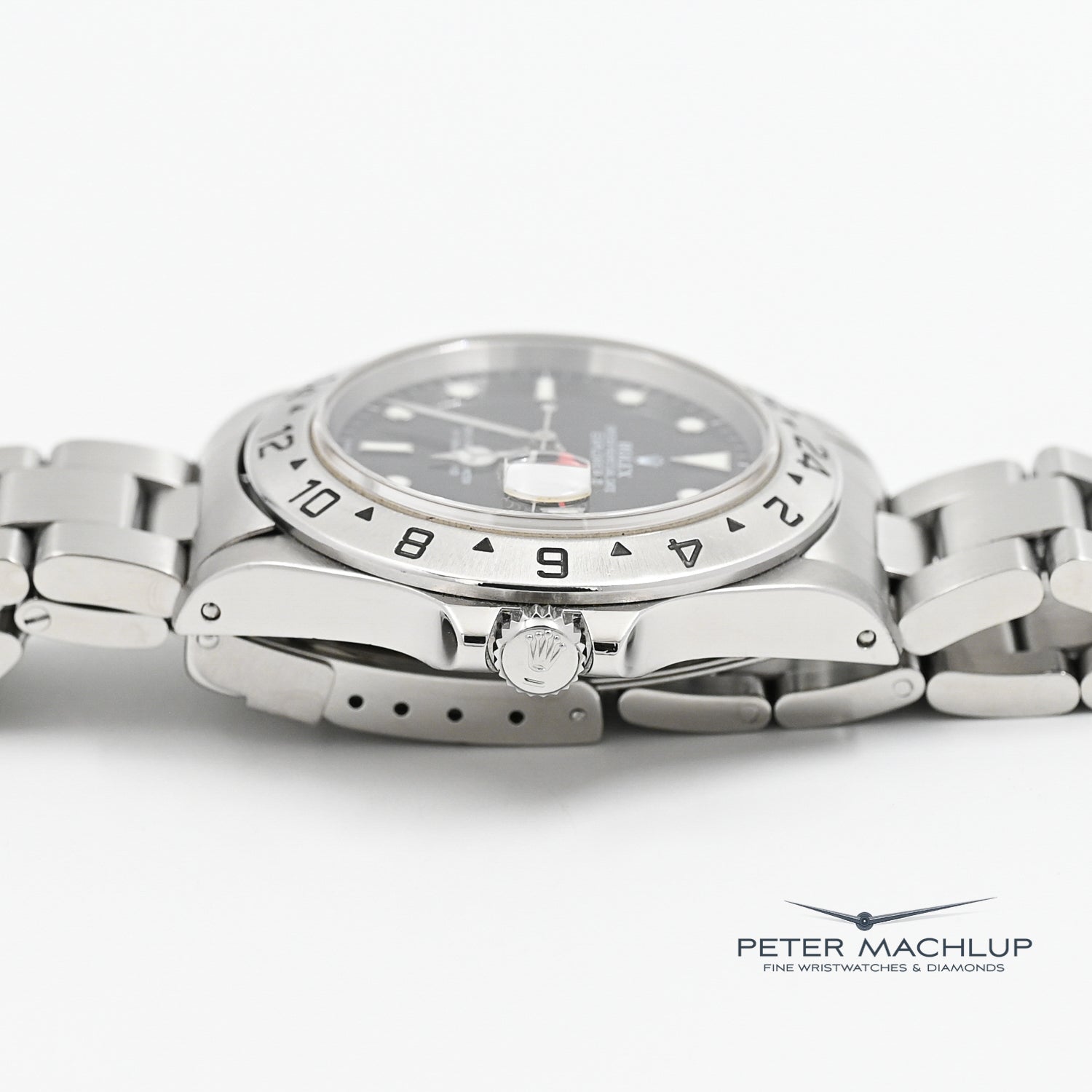 Authentic Rolex Explorer II Ref. 16570 Stainless Steel Watch 1999 - Men's Luxury Sports Timepiece for Travel & Adventure