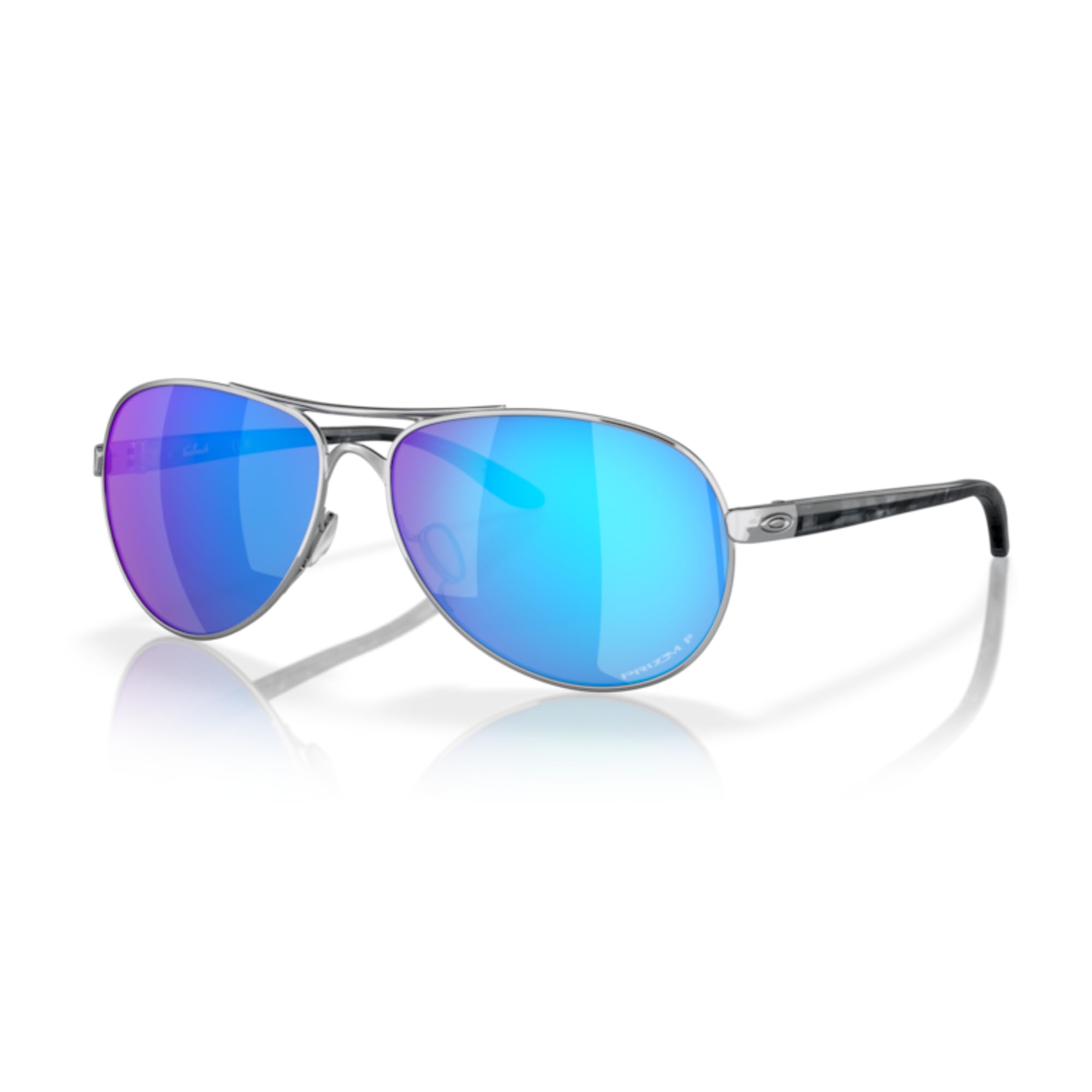 Oakley Feedback OO4079 Women's Sunglasses with UV Protection – Includes Free Leash & Designer iWear Care Kit – Perfect for Running, Driving & Outdoor Activities