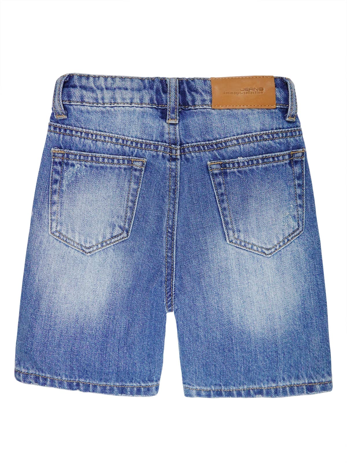 KIDSCOOL SPACE Baby & Toddler Ripped Denim Shorts - Cute Distressed Jeans for Little Girls & Boys, Summer Casual Playwear for Outdoor Activities & Playdates
