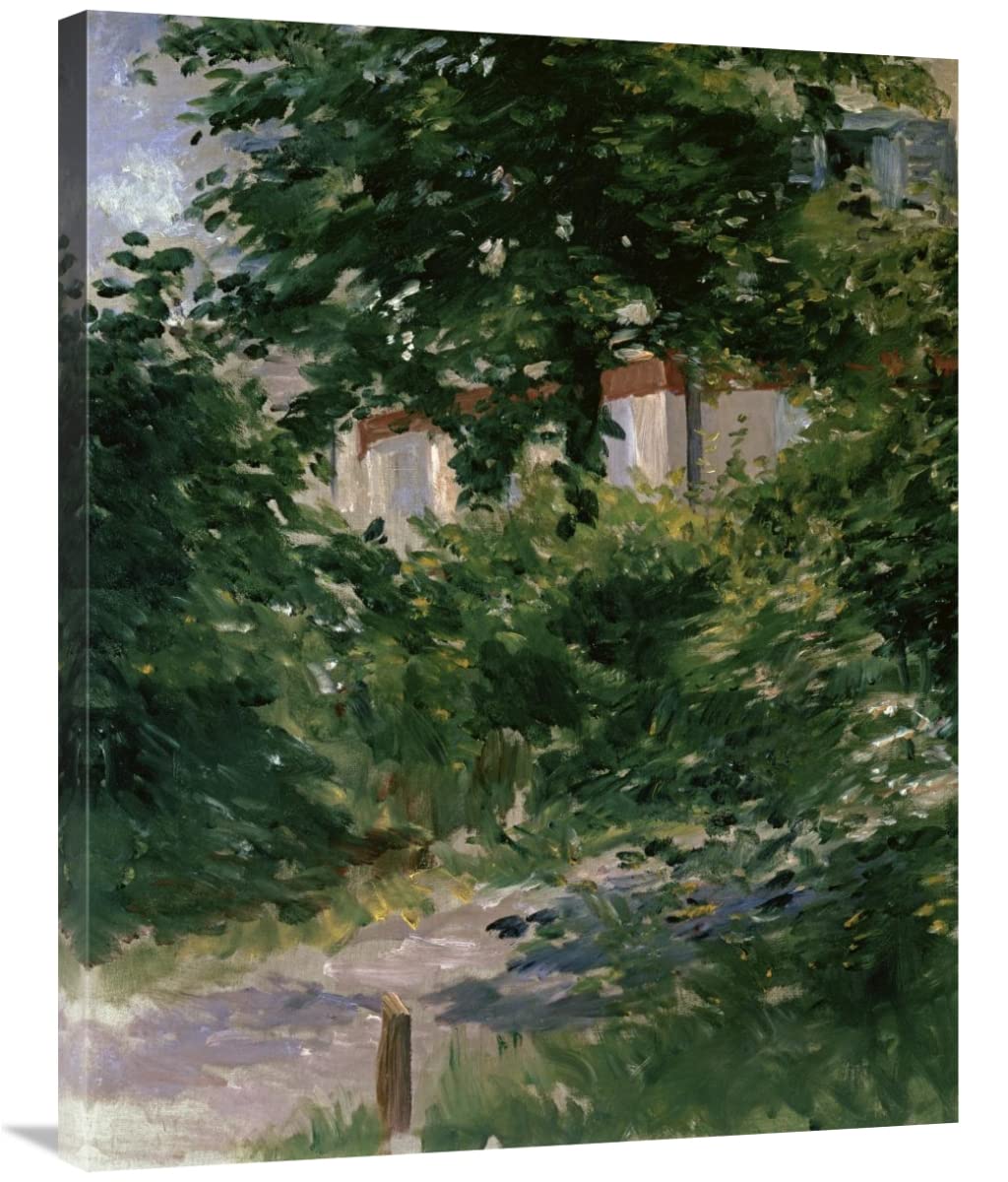 36 Inch Path in The Rueil Garden Art Print by Edouard Manet - Vintage French Landscape Painting for Home Decor, Office Wall Art & Gift Ideas
