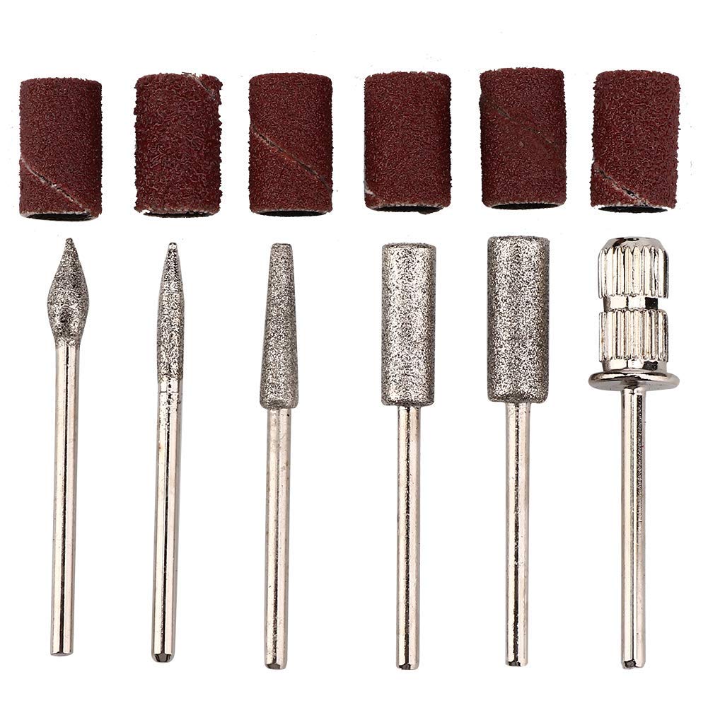 Professional Electric Nail Drill 35000 RPM - Manicure Pedicure Kit with 6 Drill Bits & Polishing Tools - Salon & Home Nail Art Machine for Acrylic Gel Polish Removal | Perfect for DIY Nails, Spa Treatments & Professional Salons | Use for Home Manicures, Nail Art, Gel Removal & Pedicures | Ideal for Nail Extensions, Acrylic Nails, French Tips & Toe Care | Great for At-Home Nail Care, Salon Services & DIY Beauty Treatments