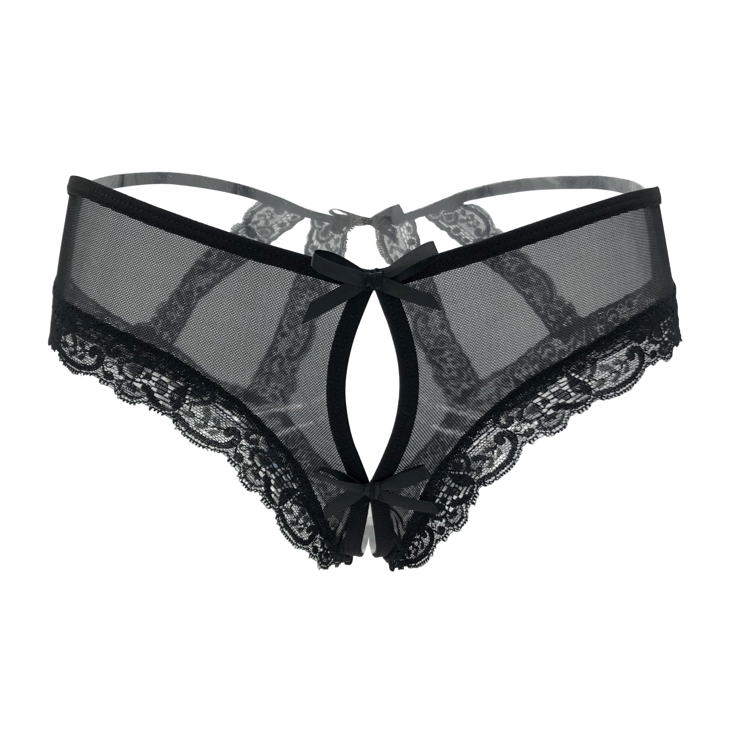 Sexy Women's Lace Briefs with Cage Back Design - Comfortable & Breathable Underwear for Date Night, Boudoir & Special Occasions