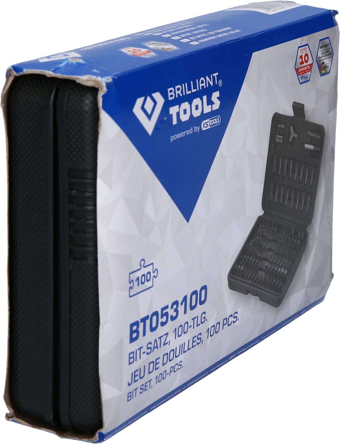 BRILLIANT TOOLS BT053100 100-Piece Bit Set - for DIY & Professional Use