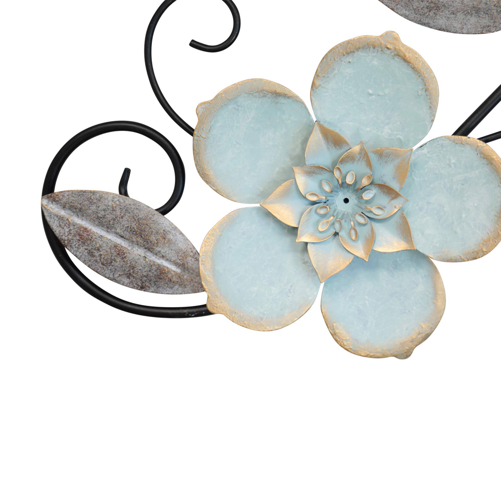 Stratton Floral Over The Door Decor - Extra Large Wall Hanging for Home & Office