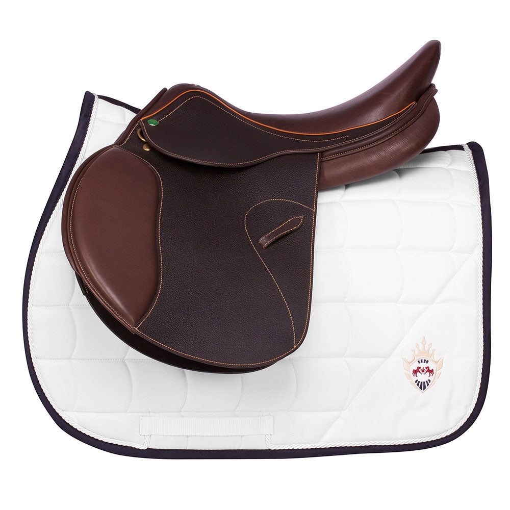 Equine Couture Owen All Purpose Saddle Pad - Breathable & Shock Absorbing for English & Western Riding - Perfect for Training, Shows & Trail Riding
